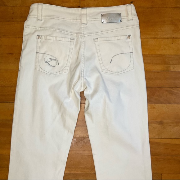 LAURÈL White Straight Leg Jeans - Size 6 (European 36) - Picture 4 of 13